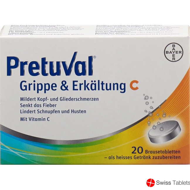 Pretuval flu and cold Brausetabl C 20 pcs