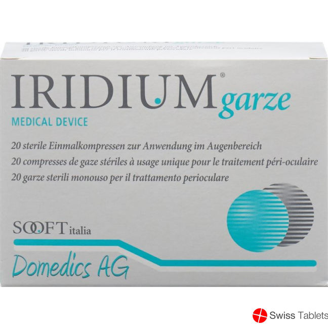 IRIDIUM Garze Einmalkompressen sterile 20 pcs