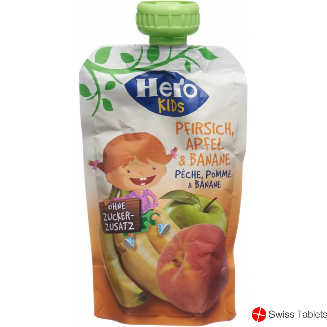 Hero Kids Big Smoothie Pfirsich Apfel Banane 120g buy online