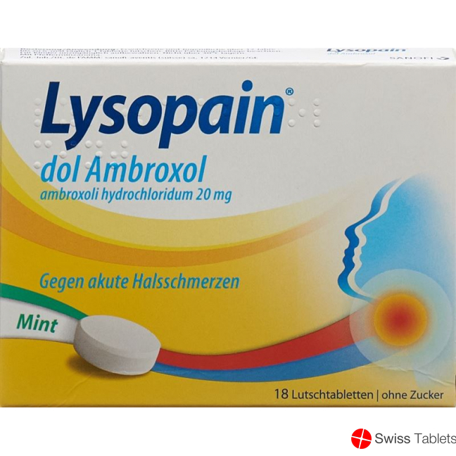 Lysopain Dol Ambroxol Mint 18 Stück buy online