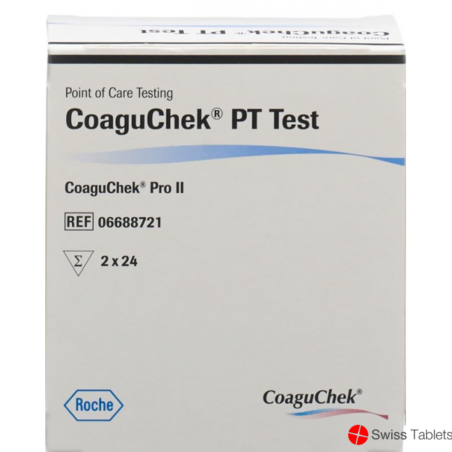 CoaguChek PT Test German / Italian / Dutch / French 2 x 24 pcs