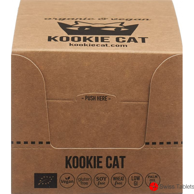 Kookie Cat Vanilla Choc Chip Cookie 12x 50g buy online