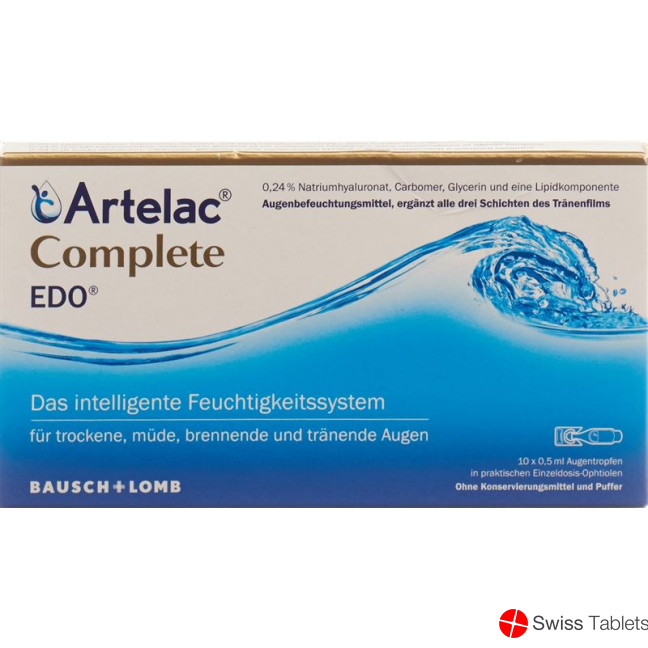 Artelac Complete EDO Augentropfen 10x 0.5ml buy online