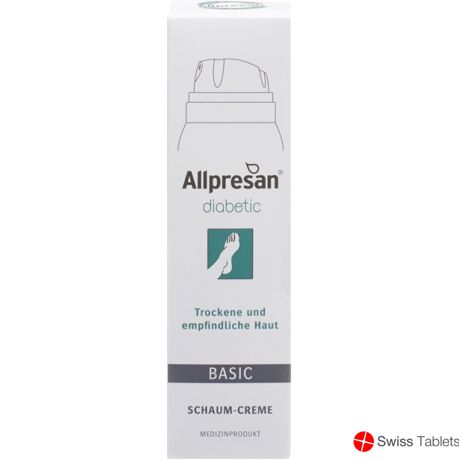 Allpresan Diabetic Schaumcr Basis 5% Urea 125ml buy online