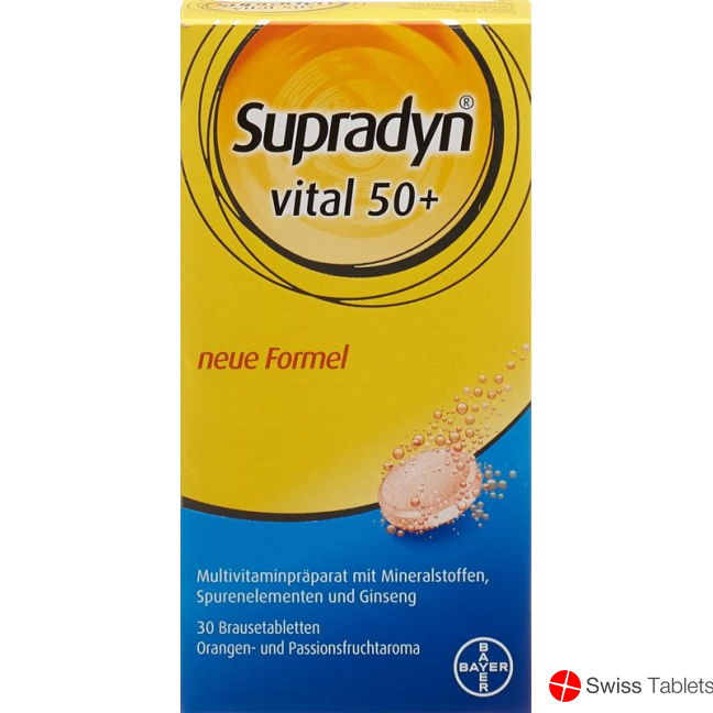 Supradyn Vital 50+ Brausetabletten (neu) 30 Stück buy online
