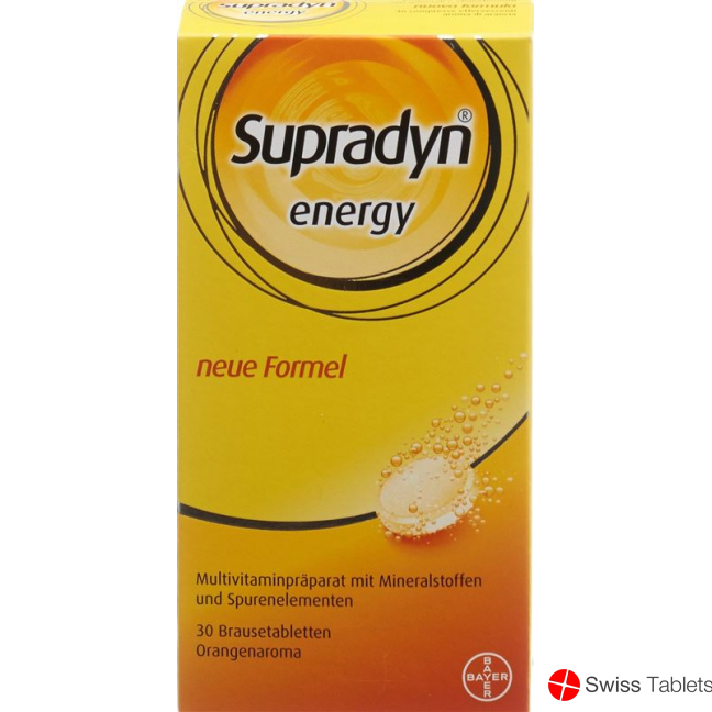 Supradyn Pro Energy-Complex Effervescent tablets 30 pieces buy online