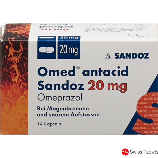 Omed Antacid Sandoz Kapseln 20mg 14 Stück buy online