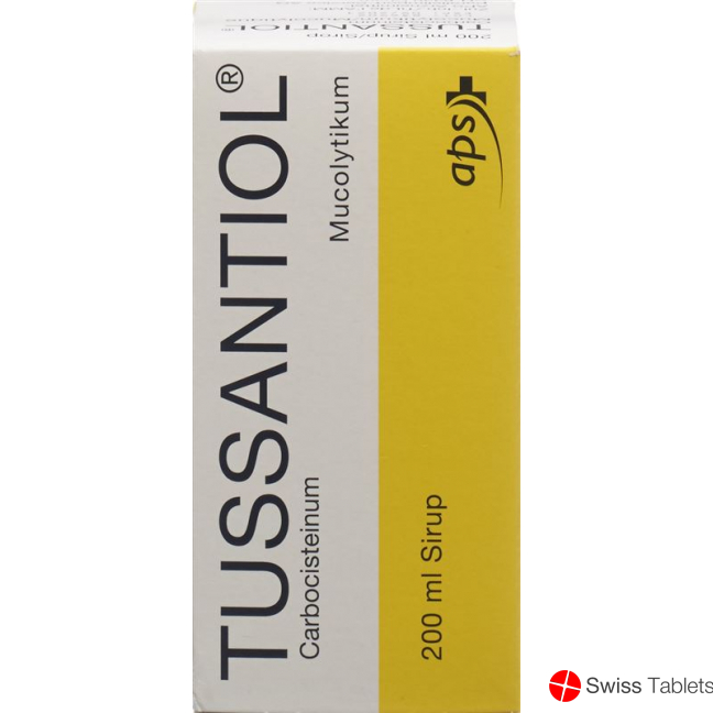 Tussantiol Sirup 750mg/15ml (neu) Flasche 200ml buy online