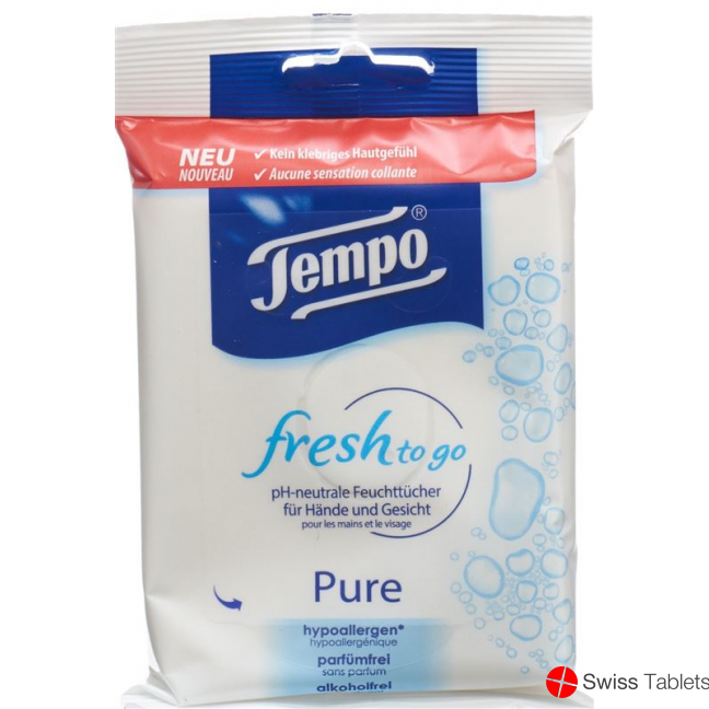 Tempo Fresh To Go Pure Tuecher 10 Stück buy online