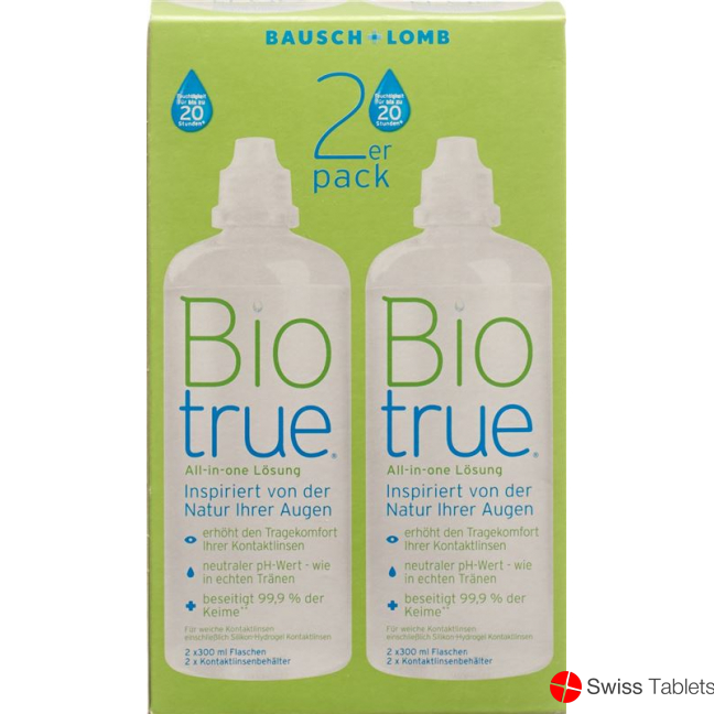 Bausch & Lomb Biotrue All-in-one Lösung 2x 300ml buy online
