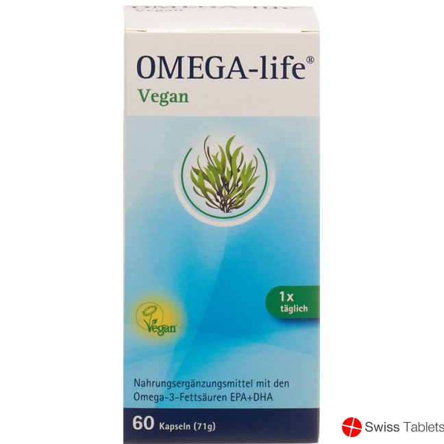 Omega Life Vegan Box 60 capsules buy online