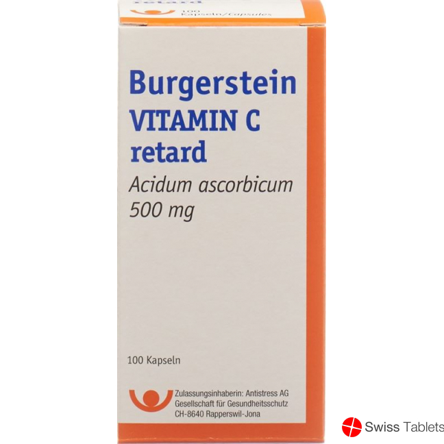 BURGERSTEIN Vitamin C Ret capsules 500 mg buy online