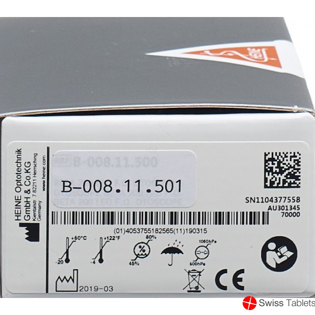 Heine Otoskop Beta 200 Led 3.5v und Tips buy online