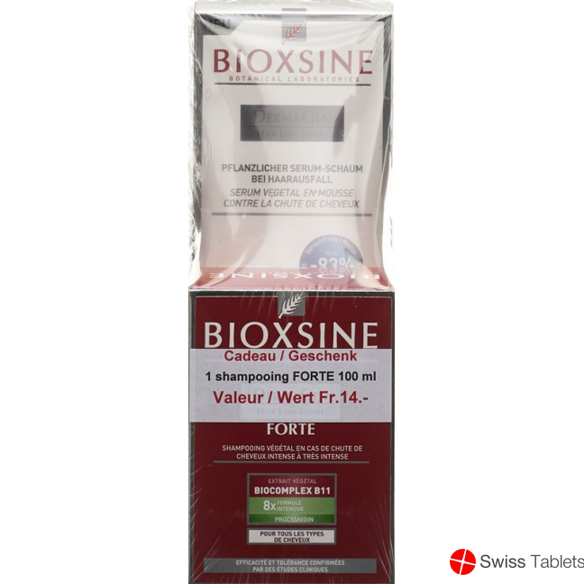 Bioxsine Serum Schaum +100ml Shampoo Forte Gratis buy online