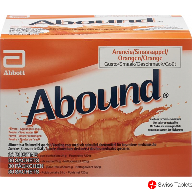 Abound Pulver Orange 30 Beutel 24g buy online