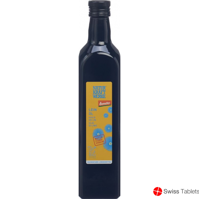 Naturkraftwerke Leinöl Demeter Kaltgepresst Nat 500ml buy online