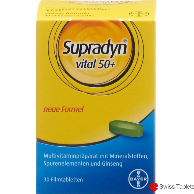 Supradyn Vital 50+ Filmtabletten (neu) 30 Stück buy online
