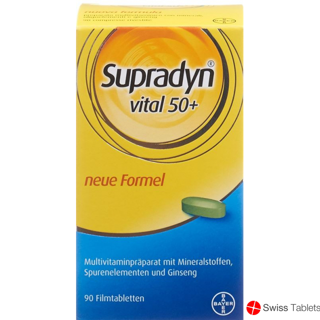 Supradyn Vital 50+ Filmtabletten (neu) 90 Stück buy online