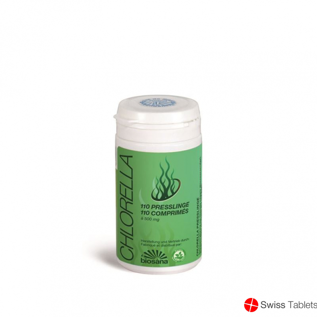Biosana Chlorella Presslinge Tabletten 500mg Dose 110 Stück buy online