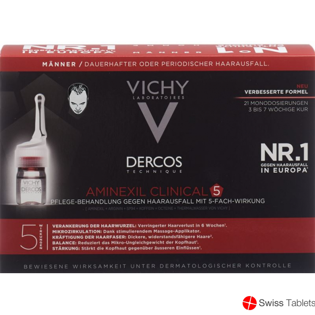 Vichy Dercos Aminexil Clinical 5 Männer 21x 6ml buy online