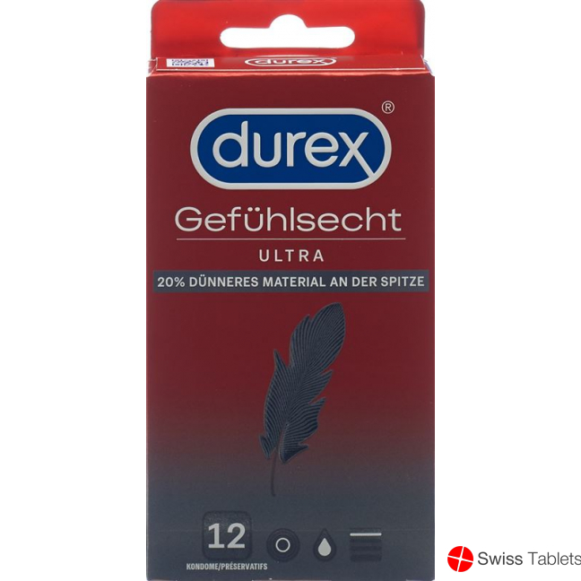 Durex Gefühlsecht Ultra Präservativ 12 Stück buy online