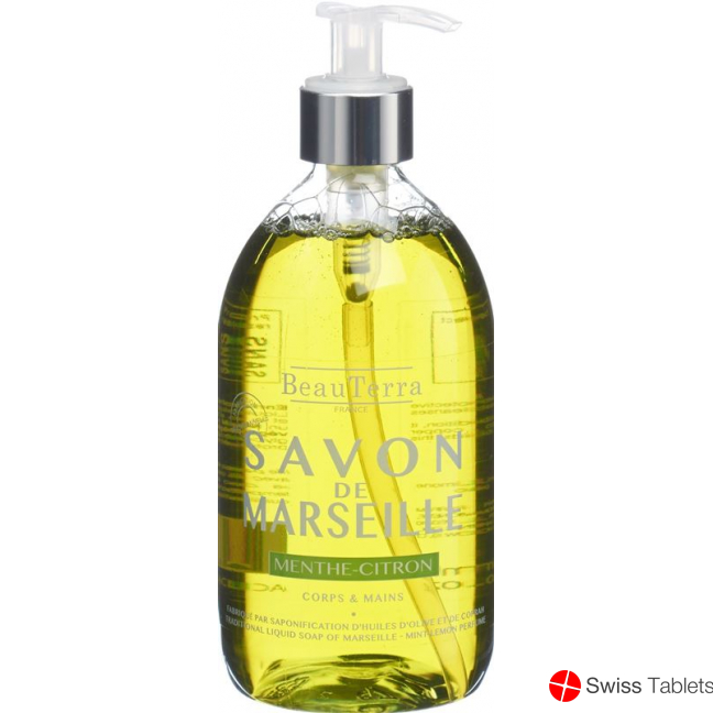 Beauterra Flüssigseife Marseille Minze-Zit 500ml buy online