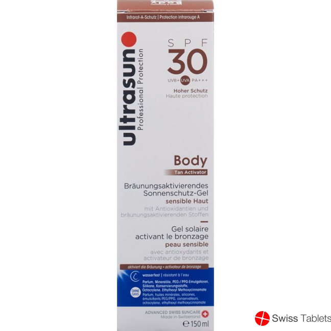Ultrasun Body Tan Activator SPF 30 150ml buy online