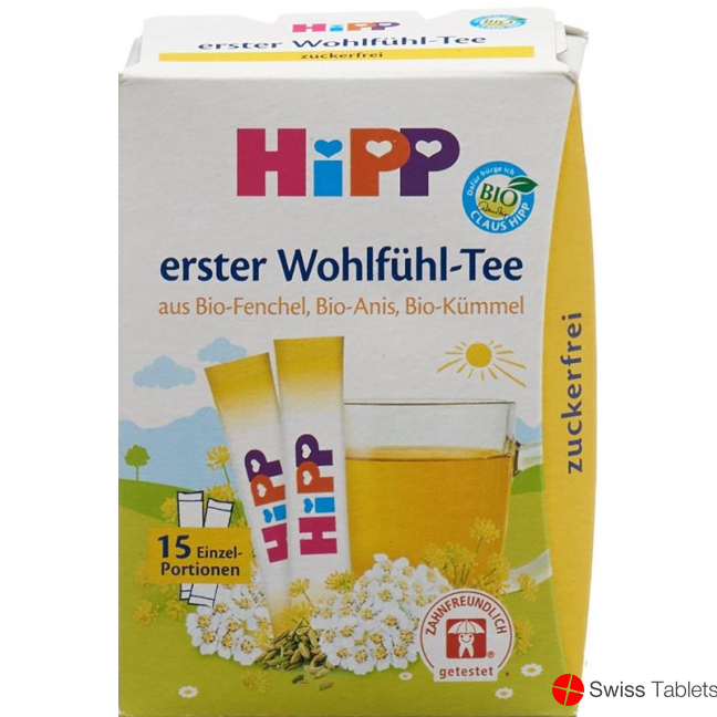Hipp Baby Wohlfühl-tee (neu) 15 Stick 0.36g buy online