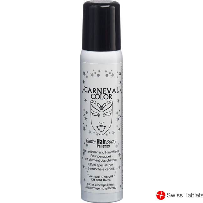 Carneval Color Glitter Hair Spray Silber 100ml buy online