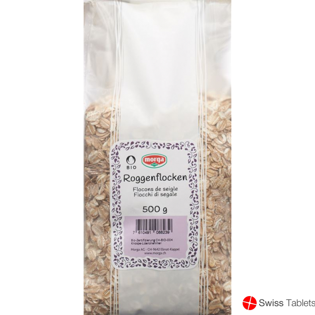 Holle Roggenflocken Knospe Bio 500g buy online