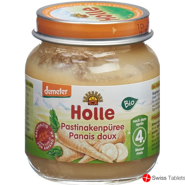 Holle Parsnip Purée from the 4th month Organic 125g buy online