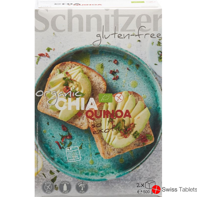 Schnitzer Bio Chia Quinoa Brot 500g buy online