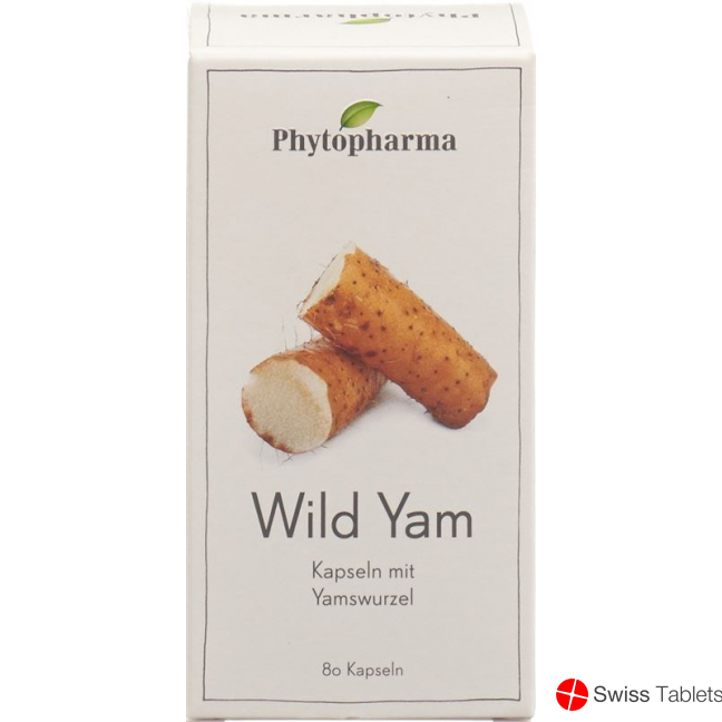 Phytopharma Wild Yam Kapseln 400mg 80 Stück buy online