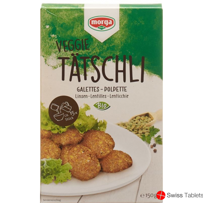 Morga Linsentaetschli Glutenfrei Bio 150g buy online
