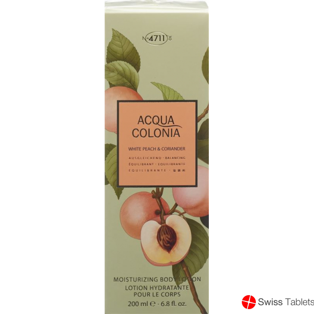 4711 Acqua Colonia White Peach & Coriander Bodylotion 200ml buy online
