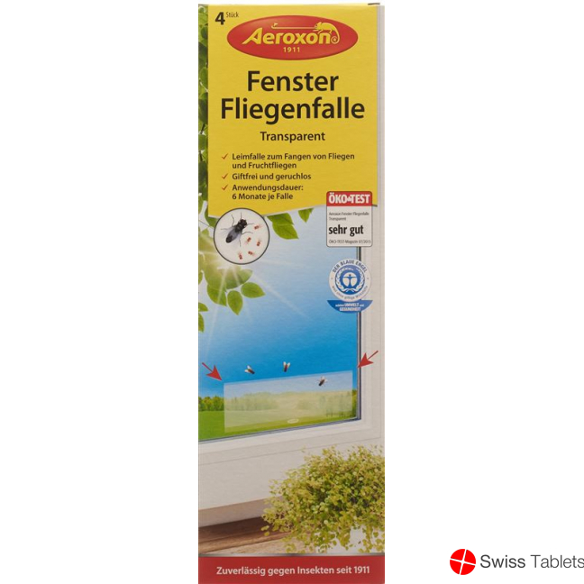 Aeroxon Fenster-Fliegenfallen Transparent 4 Stück buy online