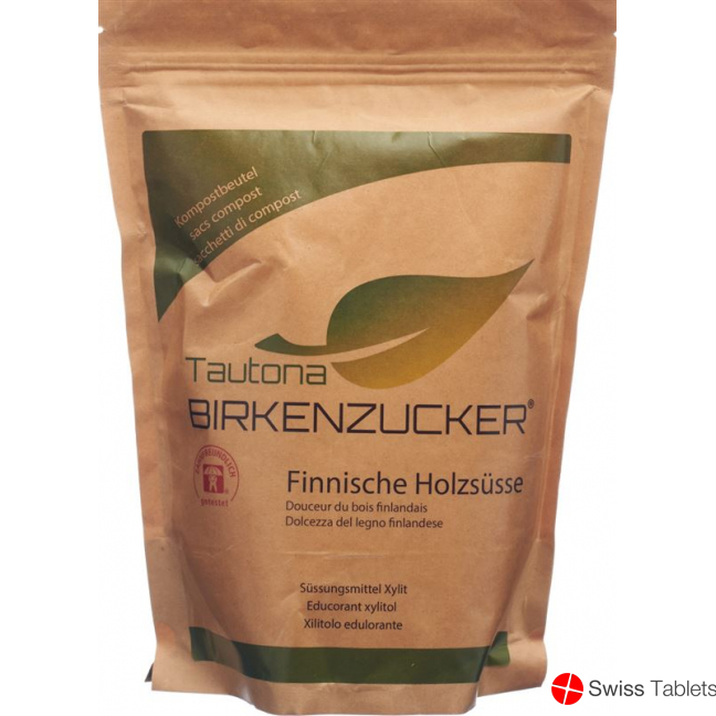 Tautona Birkenzucker/Xylit Nachfüllbeutel 1kg buy online