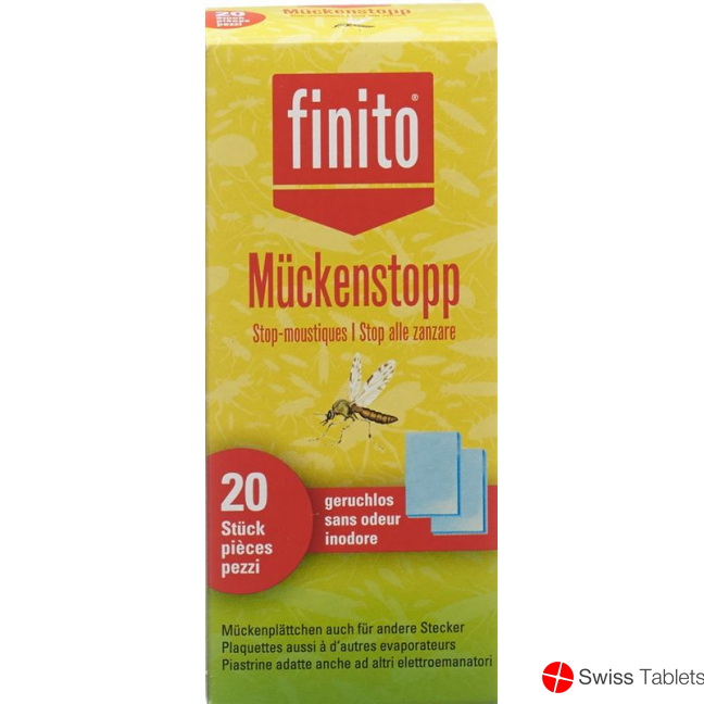Finito Mückenstopp Plaettchen 20 Stück buy online
