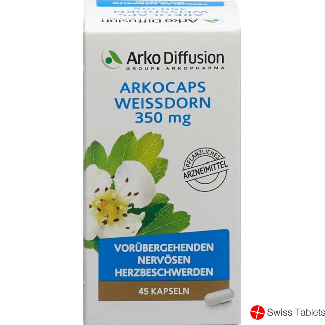 Arkocaps Weissdorn Kapseln 350mg 45 Stück buy online