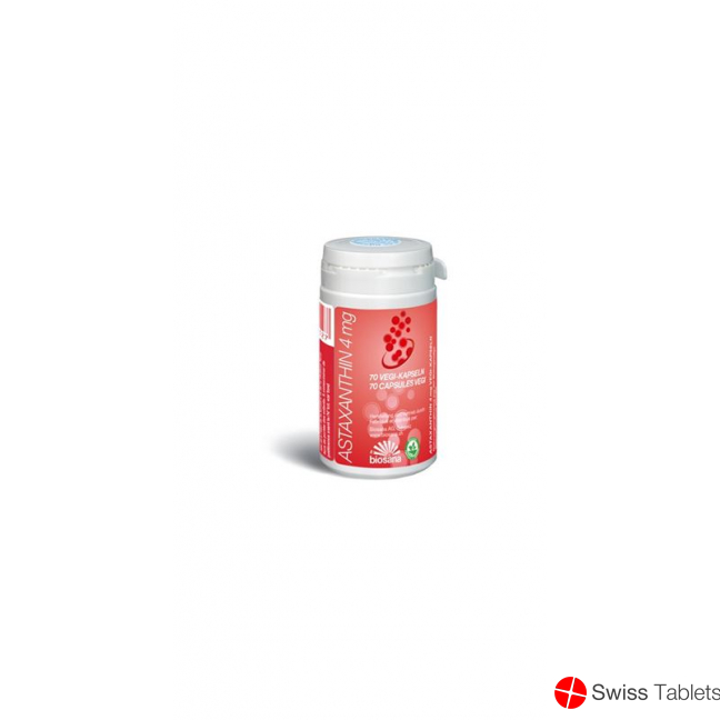 Biosana Astaxanthin Kapseln 4mg Dose 70 Stück buy online