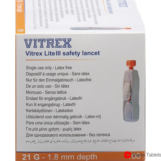 Vitrex Lite Iii Safety Einmalstechhilf 21g 100 Stück buy online