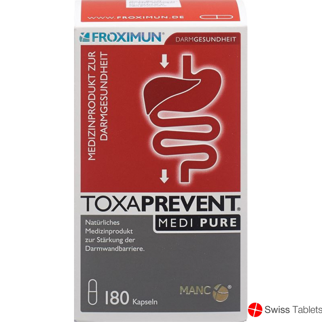 Toxaprevent Medi Pure Kapseln 400mg 180 Stück buy online