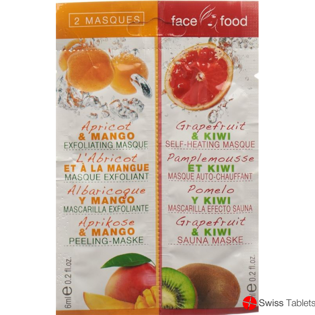 Face Food Gesichtsmaske Aprikose Grapefr 2x 6ml buy online