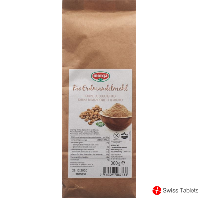 Morga Erdmandelmehl Bio Glutenfrei Beutel 300g buy online