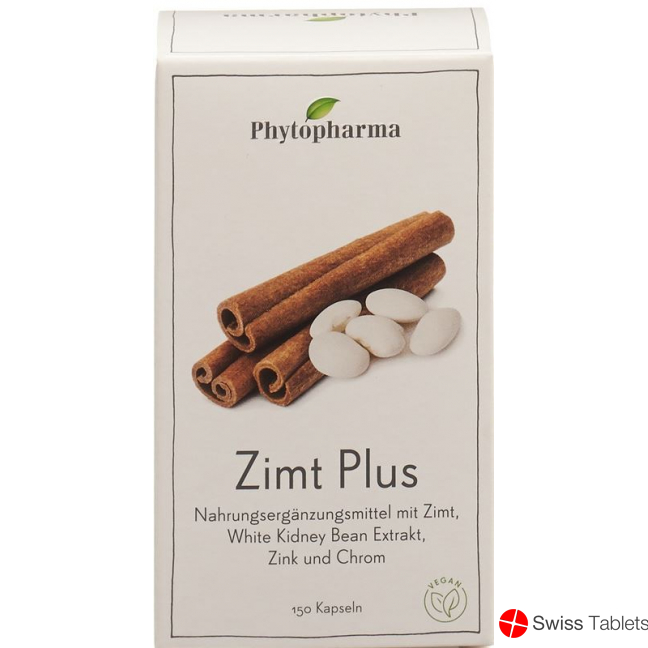 Phytopharma Zimt Plus Kapseln Dose 150 Stück buy online