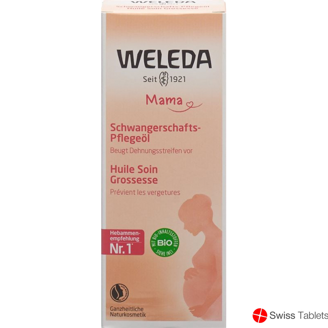 Weleda Schwangerschafts-Pflegeöl Glasflasche 100ml buy online