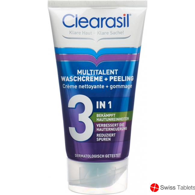 Clearasil Multitalent Waschcreme&peeling 150ml buy online