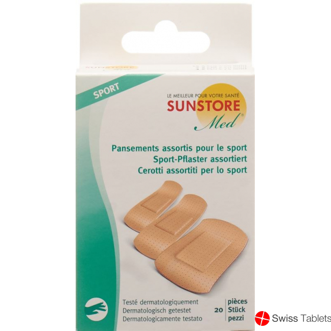 Sunstore Med Sport-Pflaster Assortiert 20 Stück buy online
