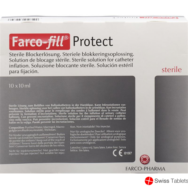 Farco-fill Protect Sterile Blockerloes 10x 10ml buy online