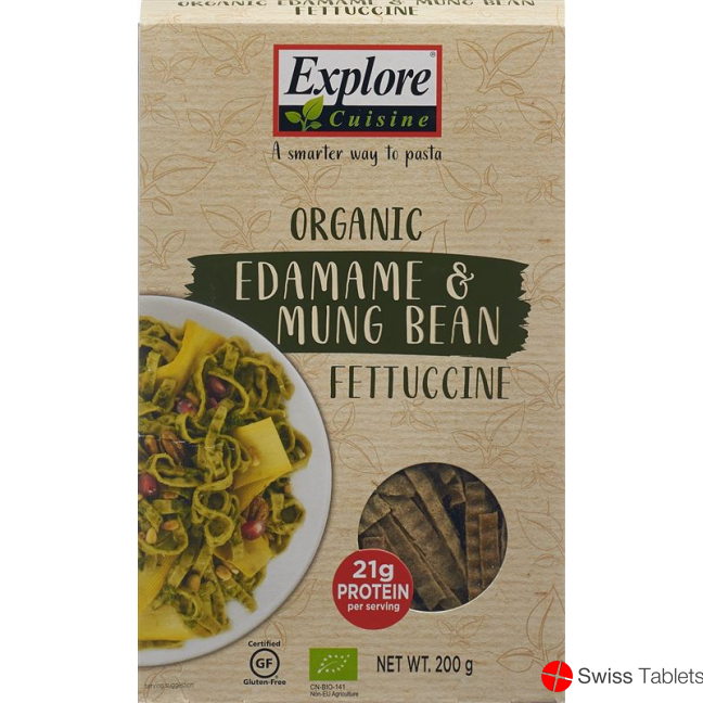 Explore Cuisine Fettuccine Edamame&mungo Bio 200g buy online